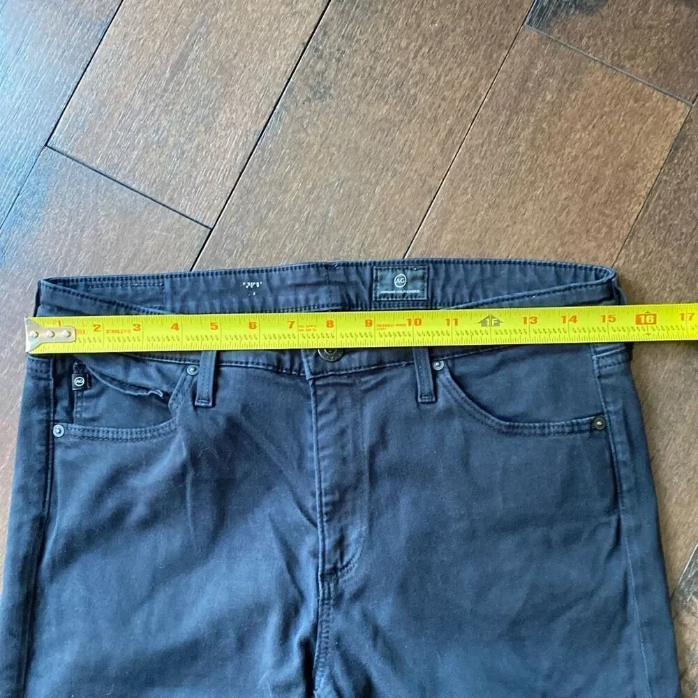 Womens Adriano Goldschmeid skinny jeans black stretch‎ size 29 regular